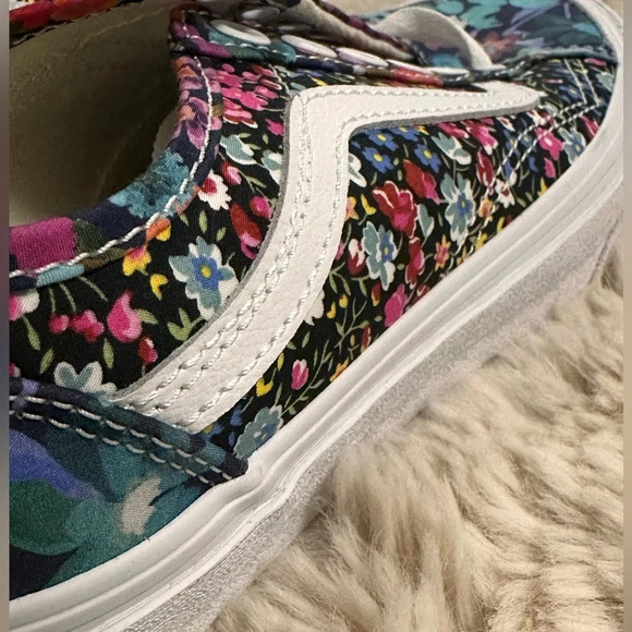 NWT VANS Old Skool Tapered Floral Sneakers - Picture 5 of 8